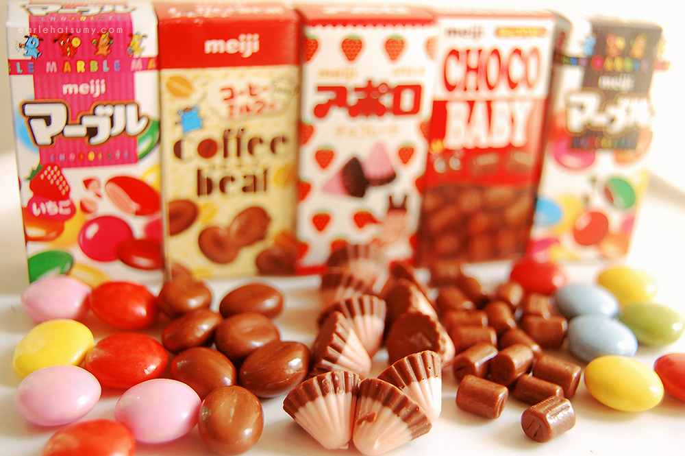 Meiji chocolates