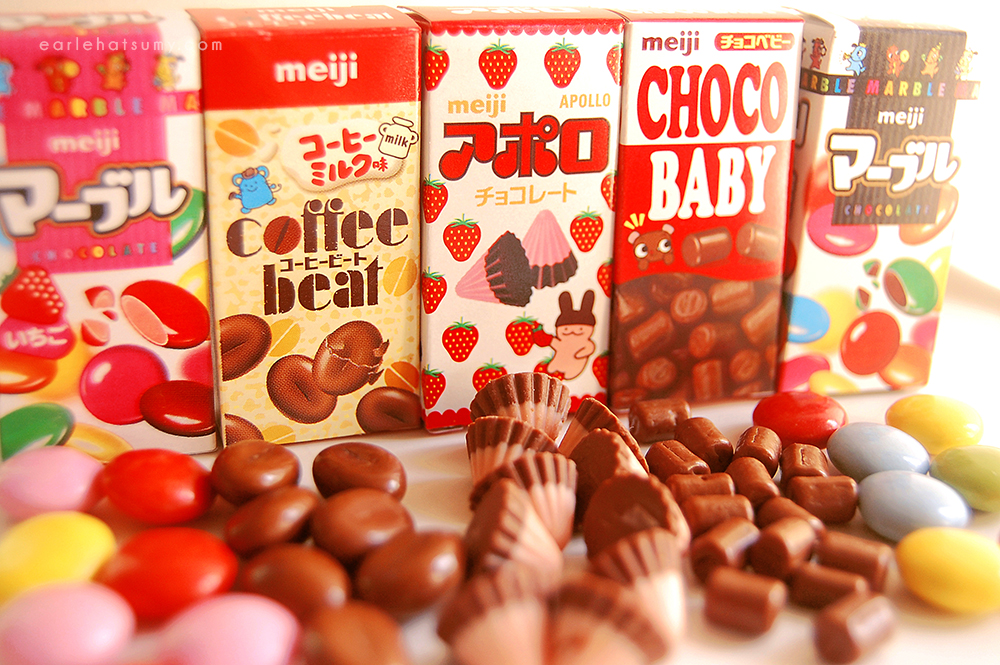Meiji chocolates
